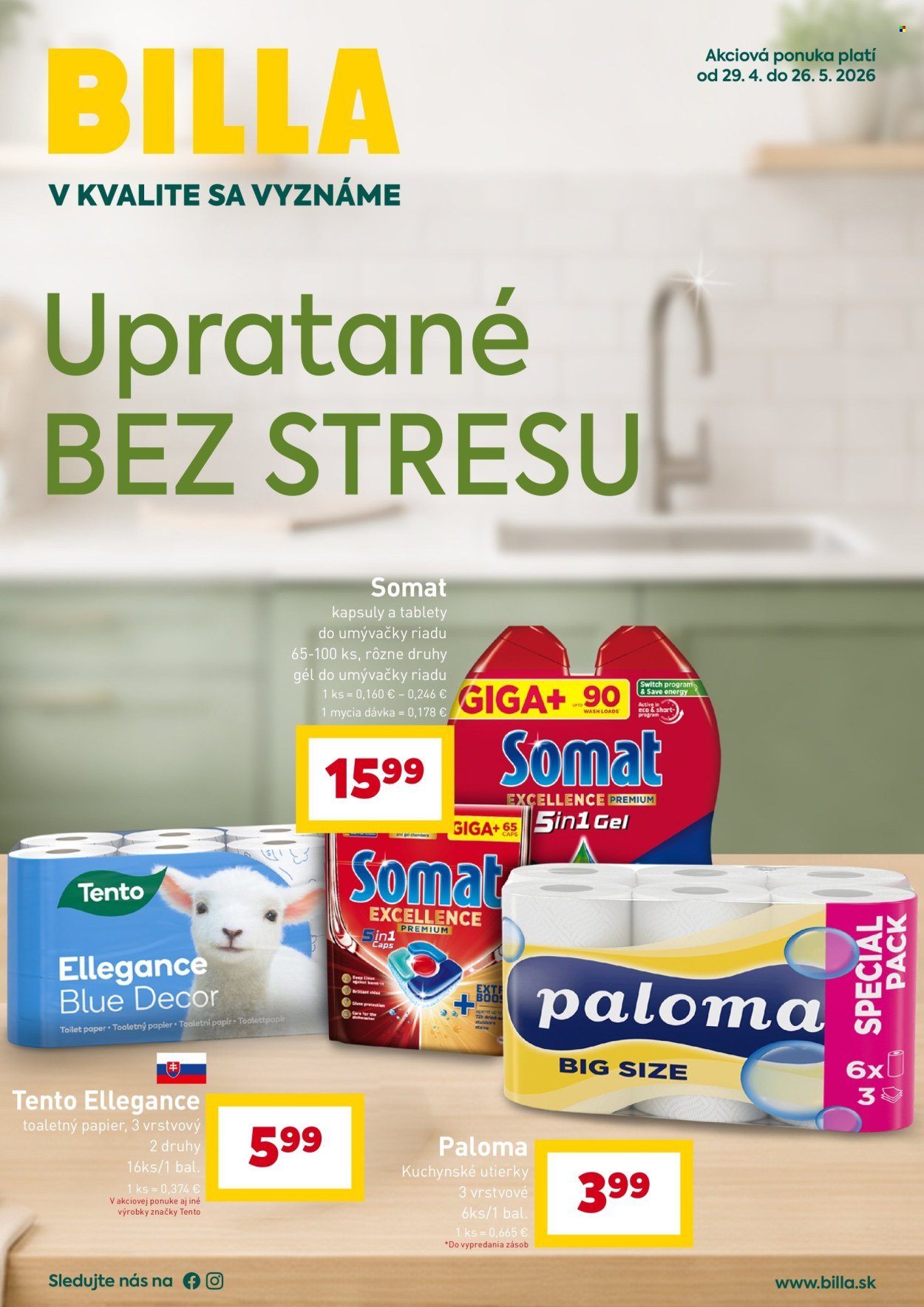 BILLA leták - Katalog upratovanie (2026-04-29 - 2026-05-26) | 1
