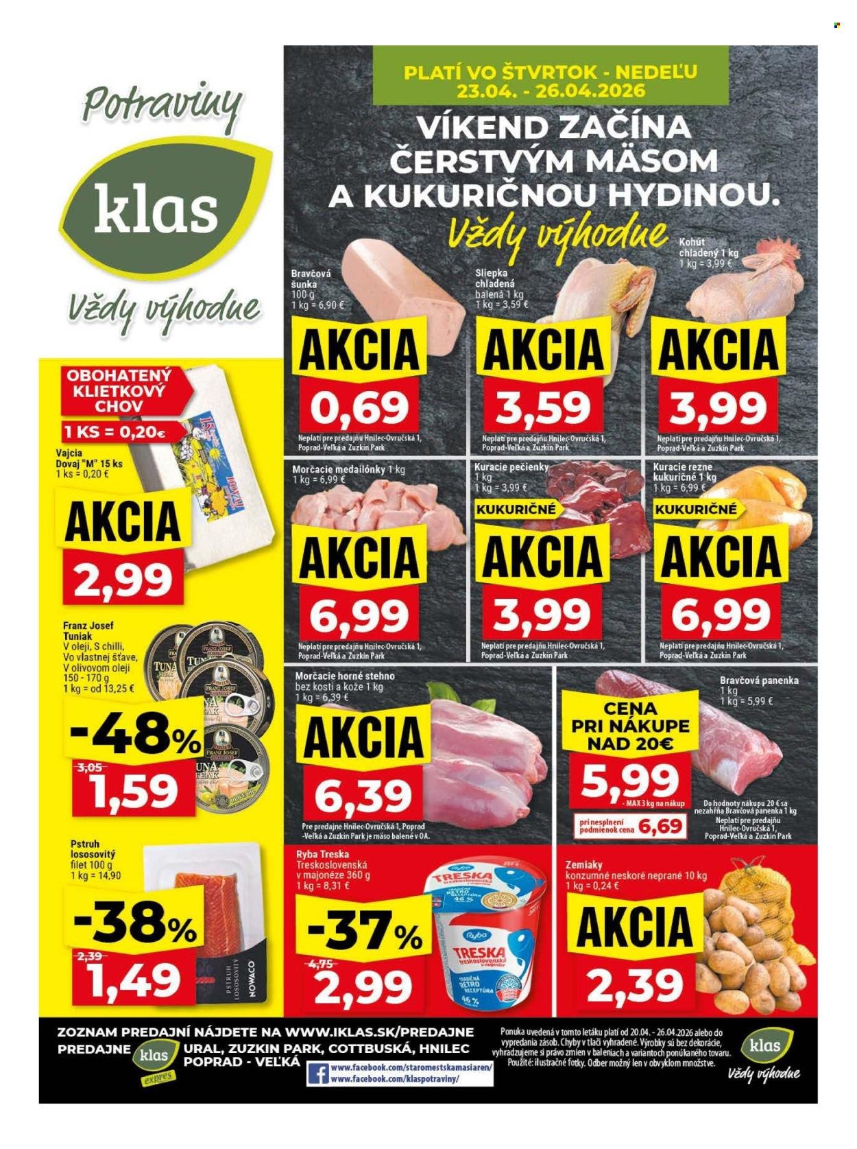 KLAS leták - Od pondelka 20.4.2026 (2026-04-20 - 2026-04-26) | 29