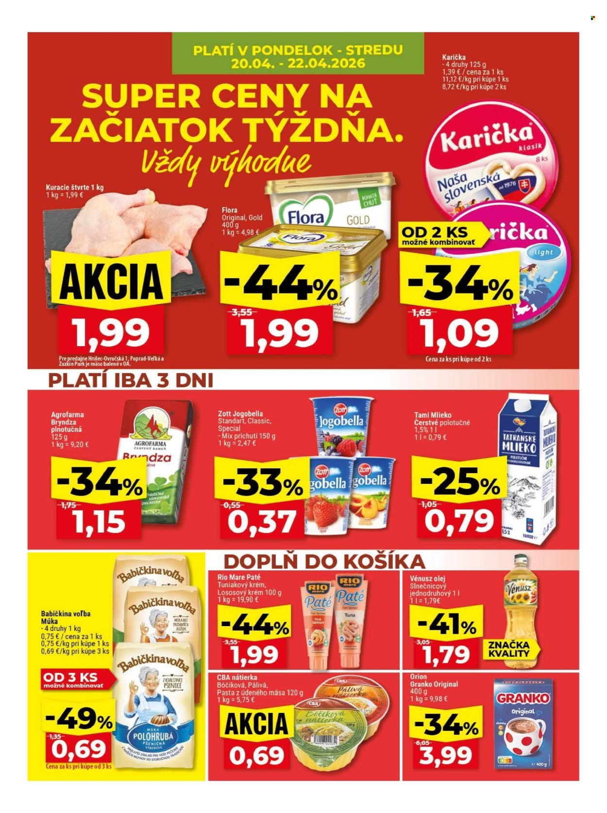 KLAS leták - Od pondelka 20.4.2026 (2026-04-20 - 2026-04-26) | 4