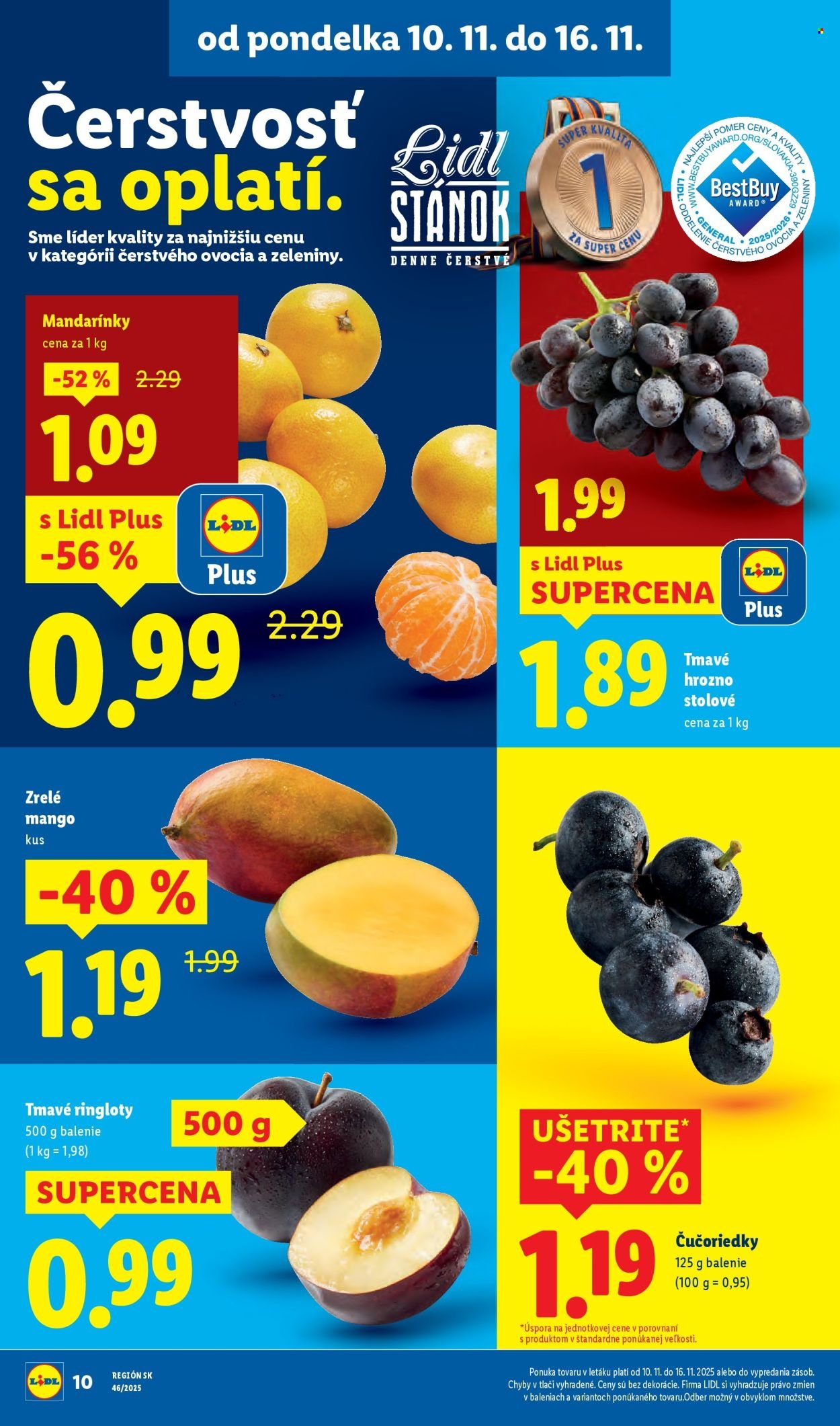 LIDL leták - Od pondelka 10.11.2025 (2025-11-10 - 2025-11-16) | 14