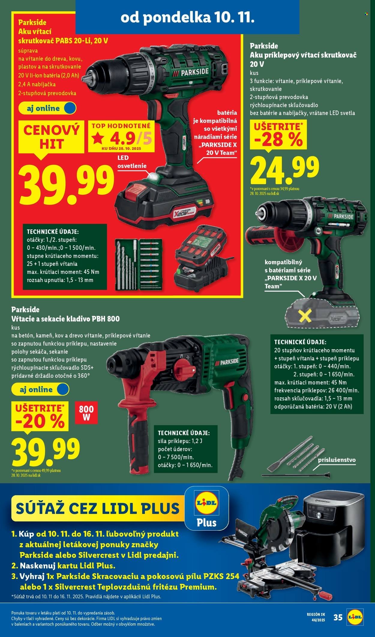 LIDL leták - Od pondelka 10.11.2025 (2025-11-10 - 2025-11-16) | 59