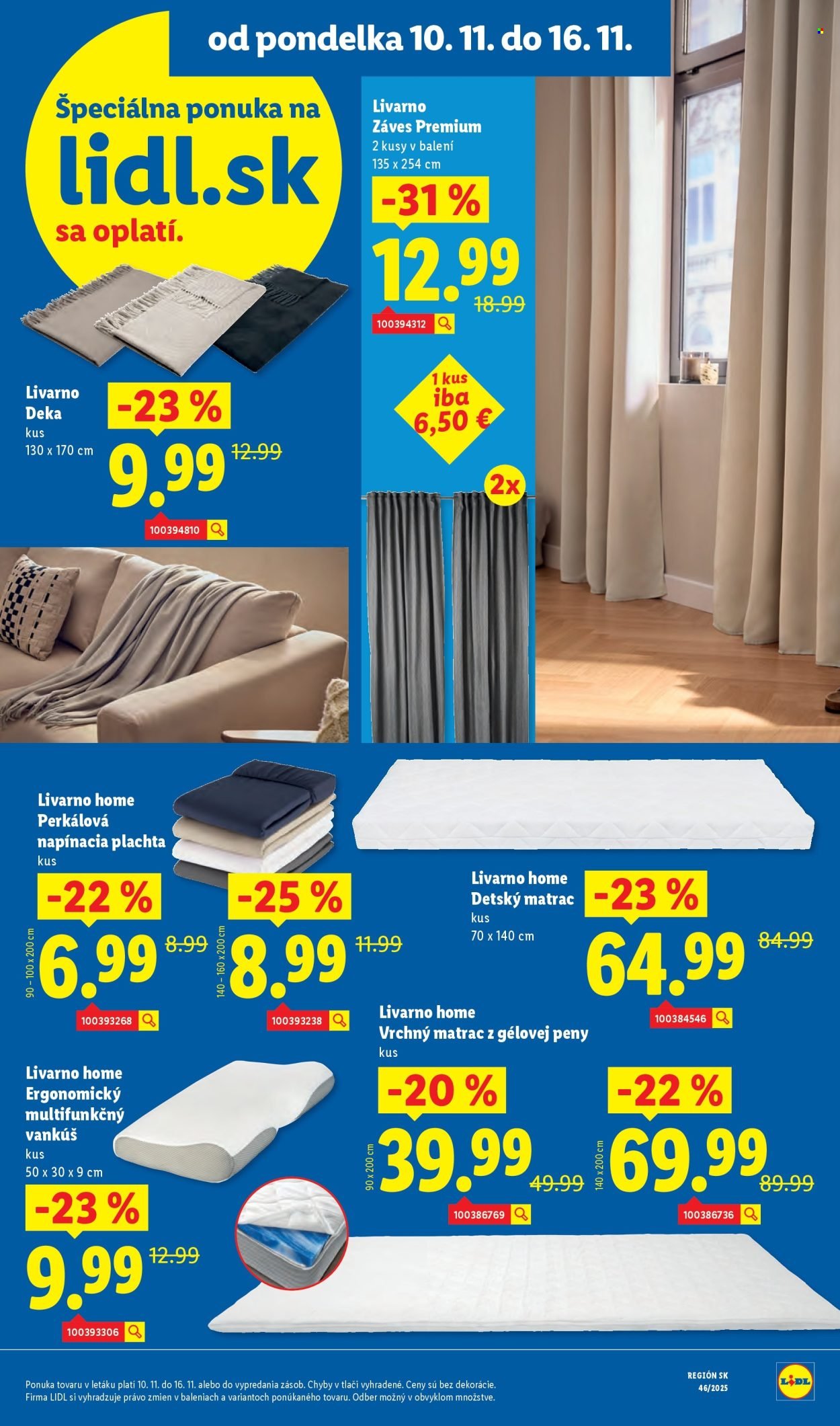 LIDL leták - Od pondelka 10.11.2025 (2025-11-10 - 2025-11-16) | 63