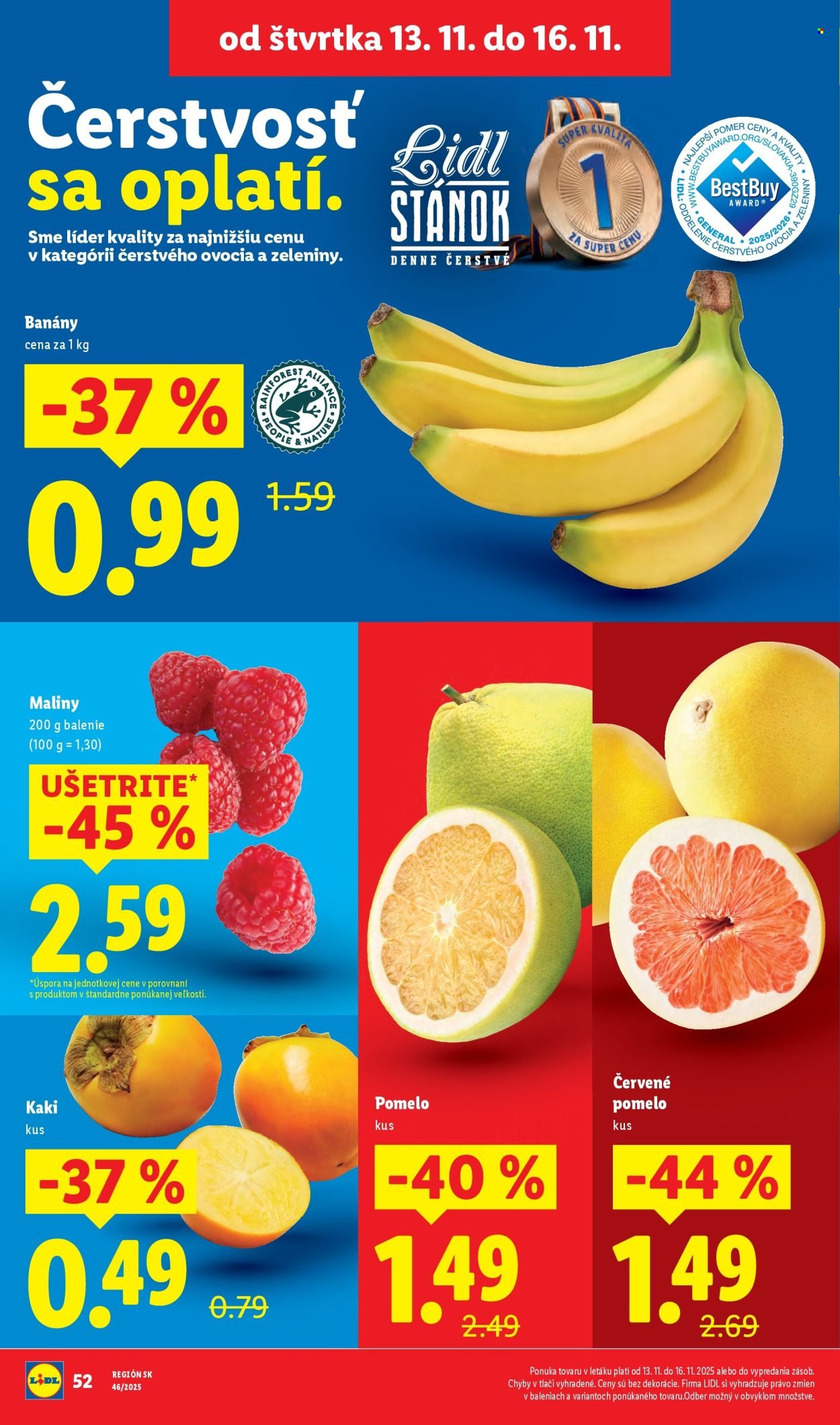 LIDL leták - Od pondelka 10.11.2025 (2025-11-10 - 2025-11-16) | 74