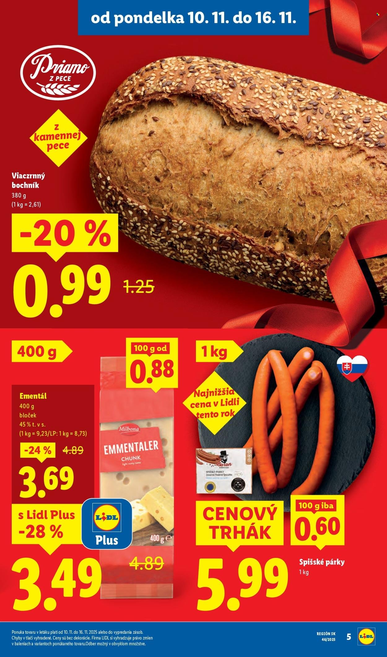 LIDL leták - Od pondelka 10.11.2025 (2025-11-10 - 2025-11-16) | 9