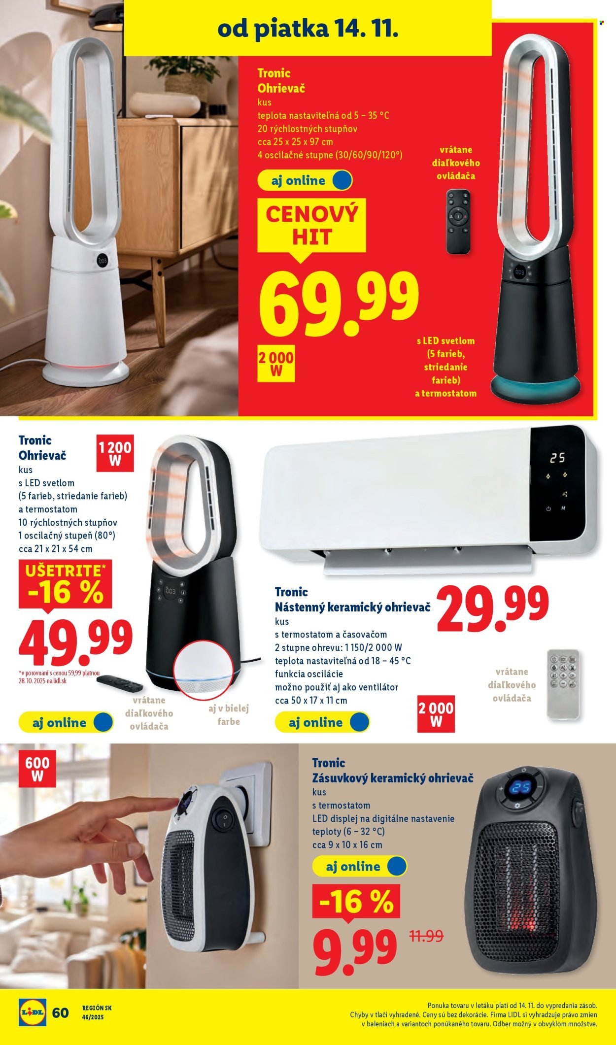 LIDL leták - Od pondelka 10.11.2025 (2025-11-10 - 2025-11-16) | 99