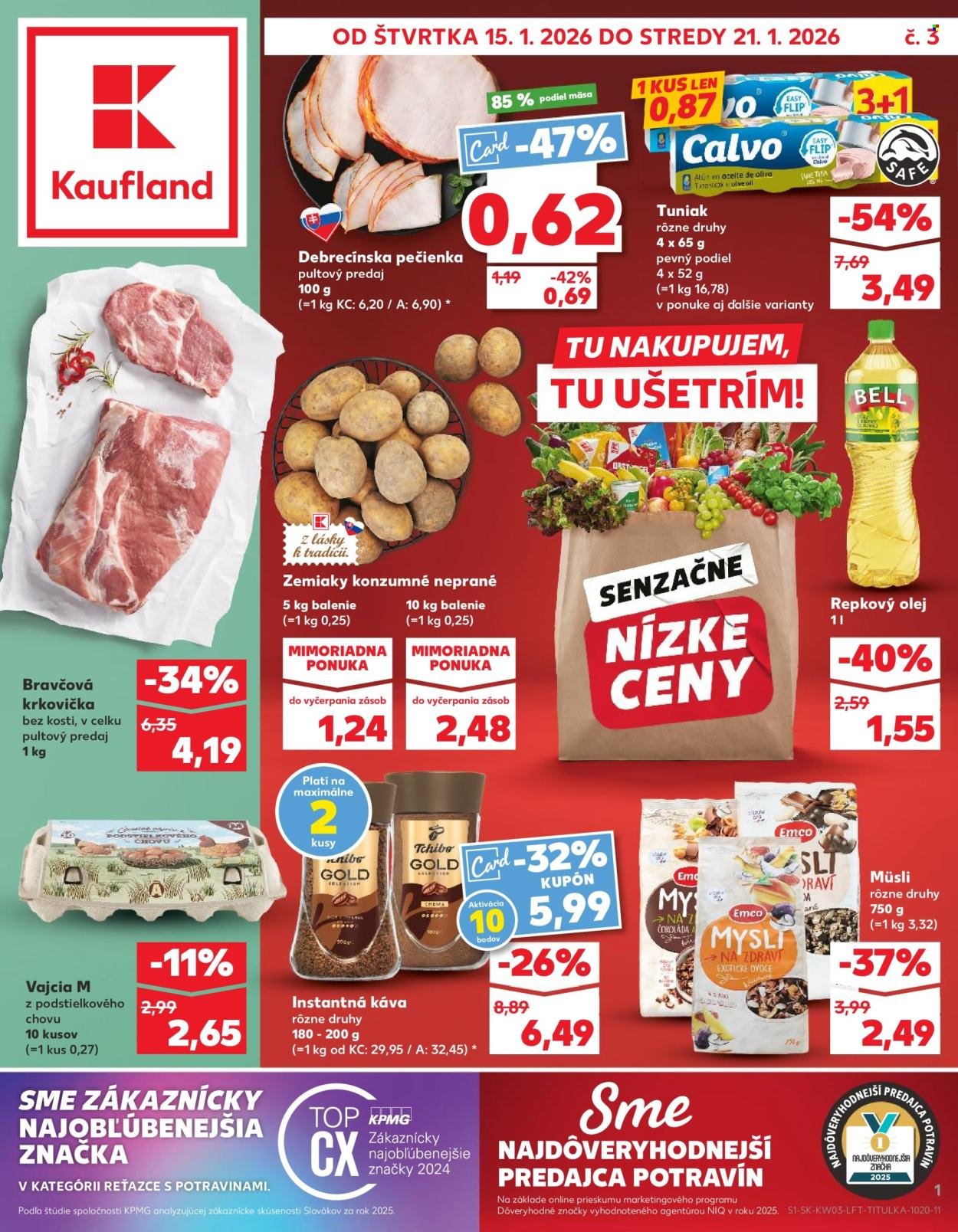 KAUFLAND leták - Od štvrtka 15.1.2026 (2026-01-15 - 2026-01-21) | 1