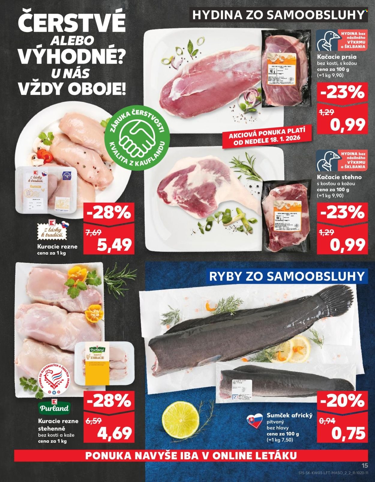 KAUFLAND leták - Od štvrtka 15.1.2026 (2026-01-15 - 2026-01-21) | 15