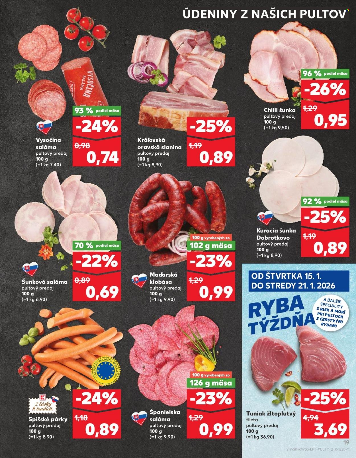 KAUFLAND leták - Od štvrtka 15.1.2026 (2026-01-15 - 2026-01-21) | 19