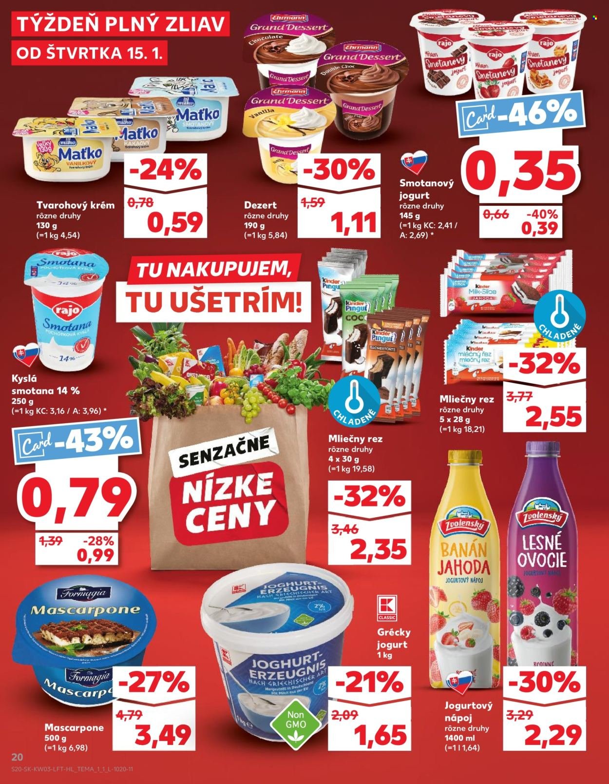 KAUFLAND leták - Od štvrtka 15.1.2026 (2026-01-15 - 2026-01-21) | 20