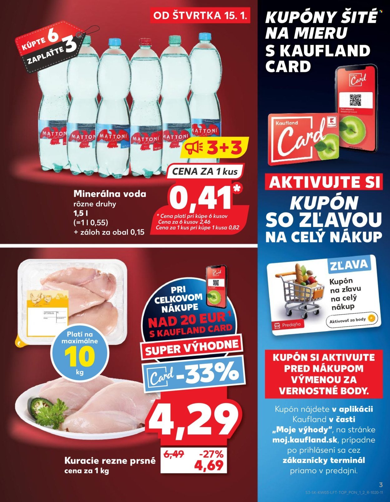 KAUFLAND leták - Od štvrtka 15.1.2026 (2026-01-15 - 2026-01-21) | 3