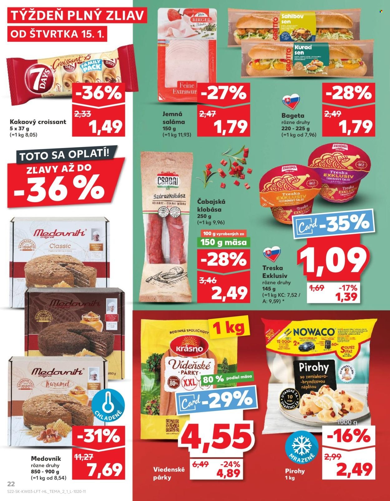 KAUFLAND leták - Od štvrtka 15.1.2026 (2026-01-15 - 2026-01-21) | 22