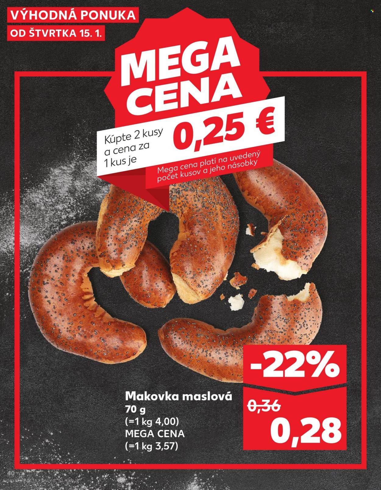 KAUFLAND leták - Od štvrtka 15.1.2026 (2026-01-15 - 2026-01-21) | 40