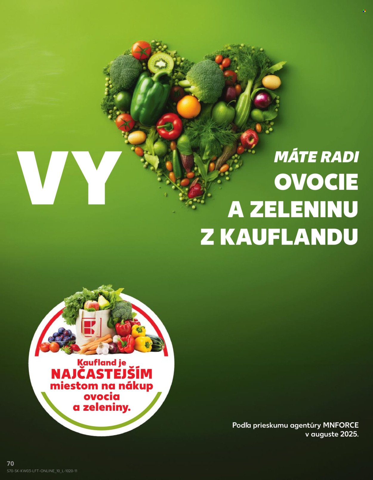 KAUFLAND leták - Od štvrtka 15.1.2026 (2026-01-15 - 2026-01-21) | 70