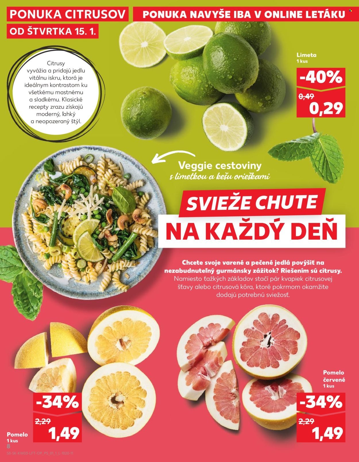 KAUFLAND leták - Od štvrtka 15.1.2026 (2026-01-15 - 2026-01-21) | 8