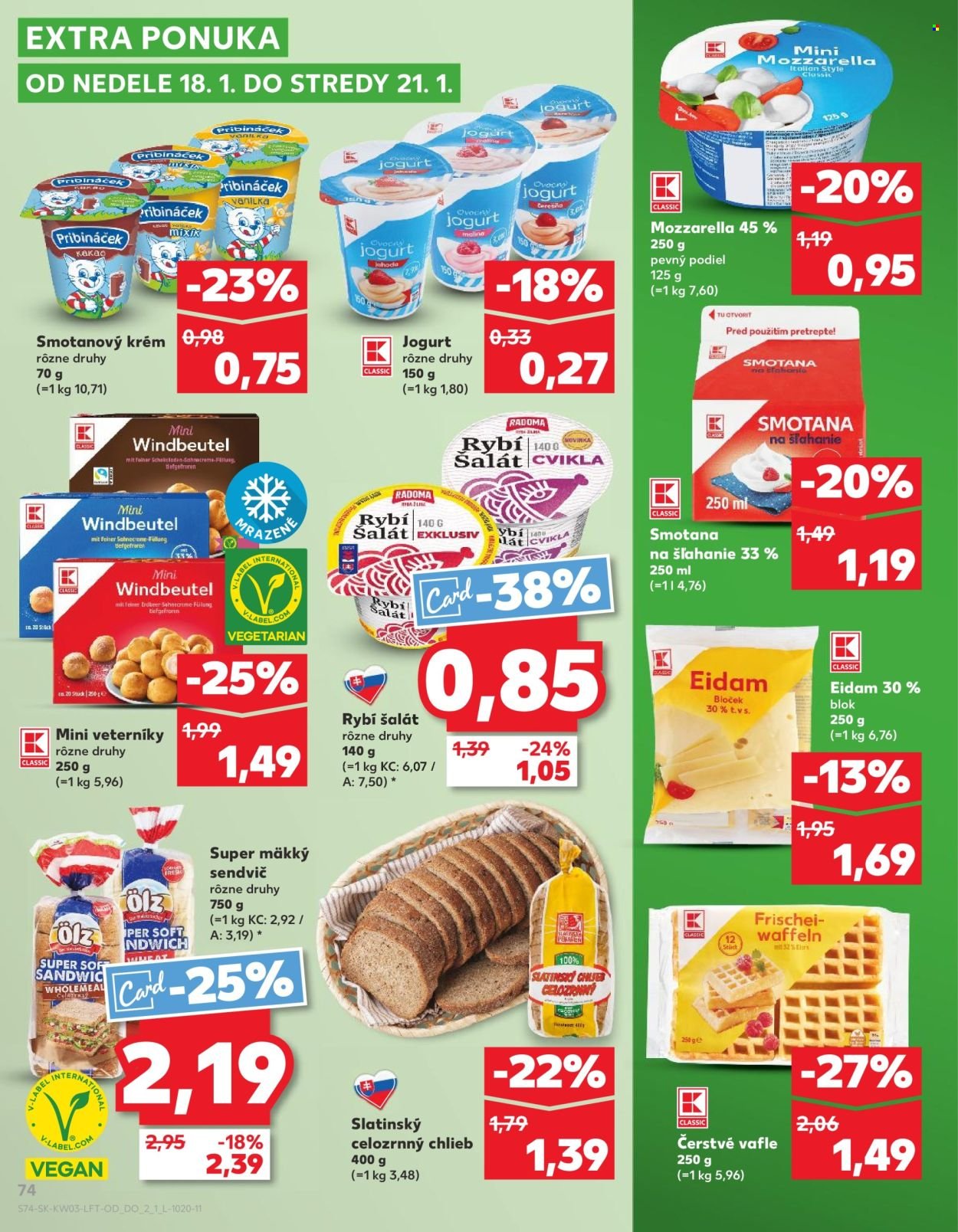 KAUFLAND leták - Od štvrtka 15.1.2026 (2026-01-15 - 2026-01-21) | 74