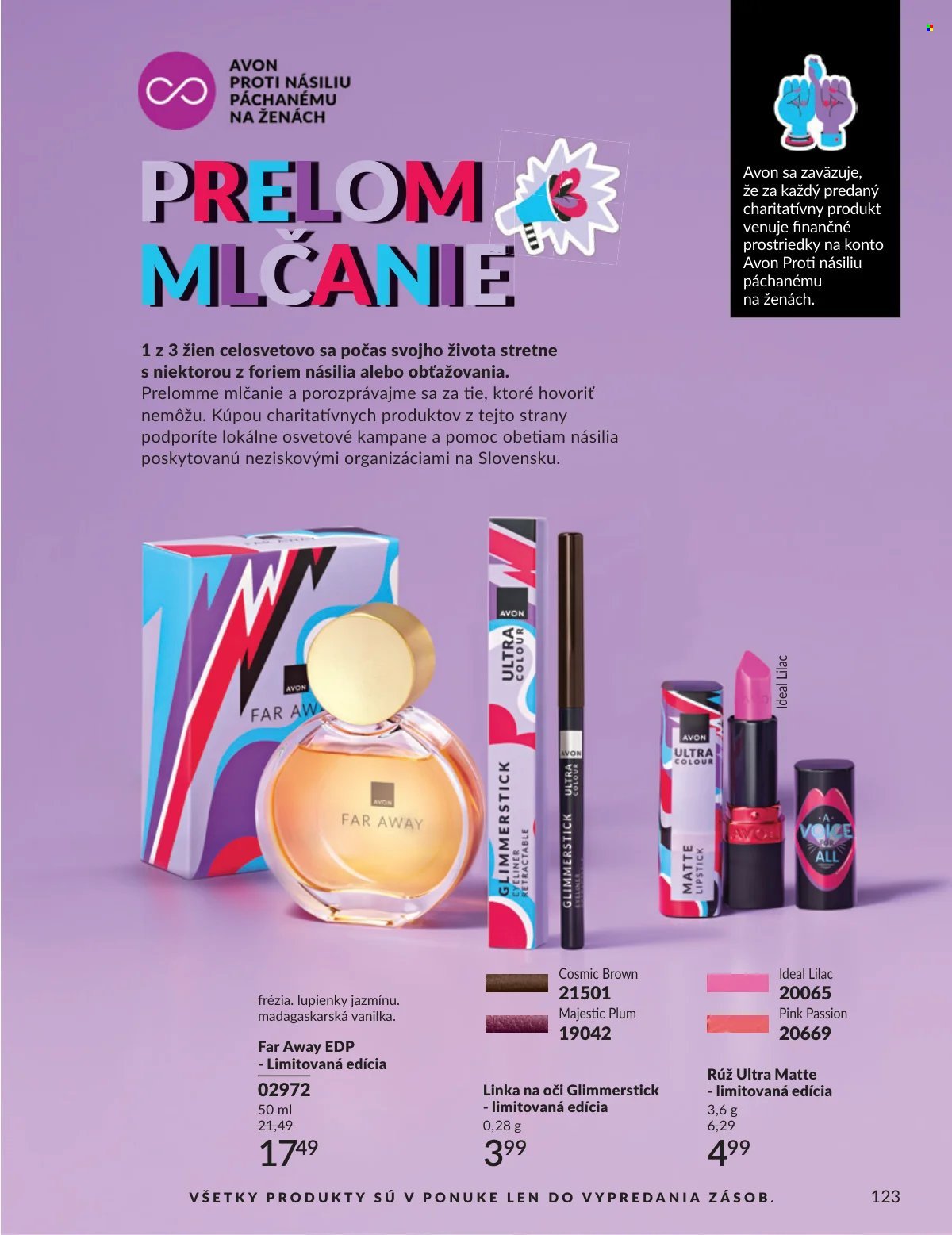 AVON leták - Od nedele 1.3.2026 (2026-03-01 - 2026-03-31) | 123