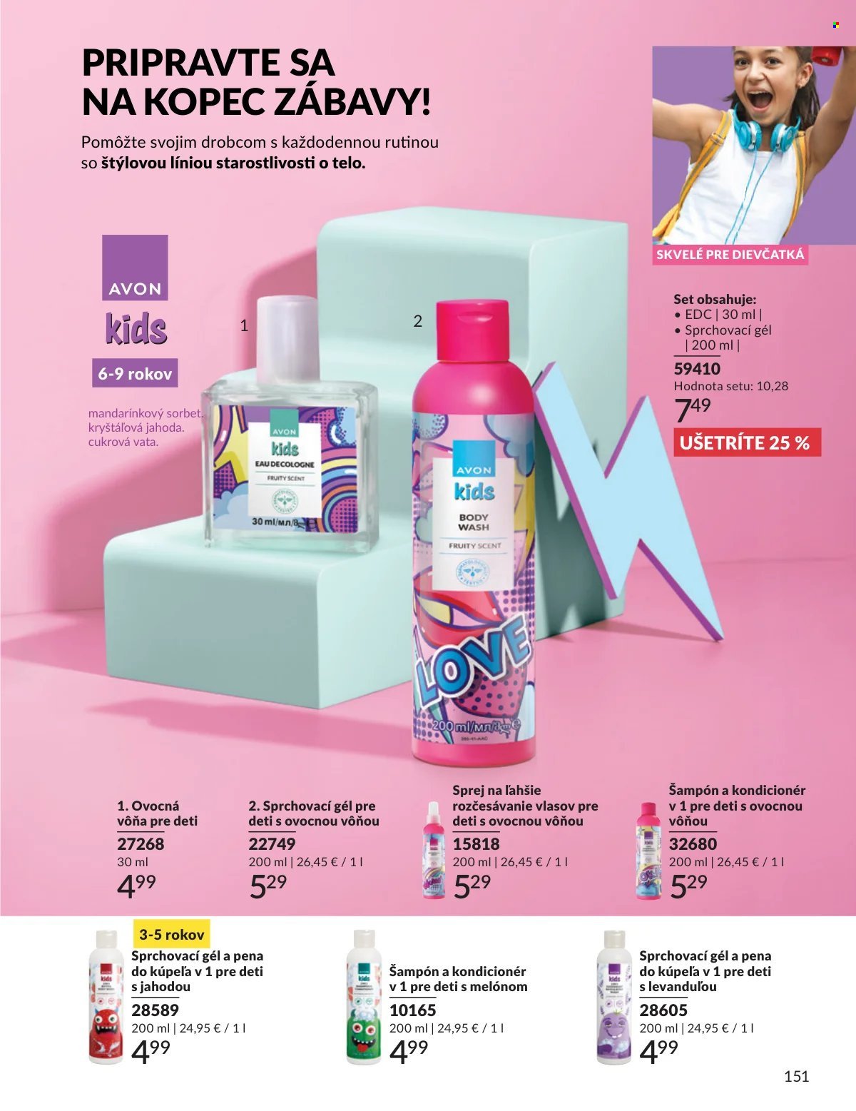 AVON leták - Od nedele 1.3.2026 (2026-03-01 - 2026-03-31) | 151