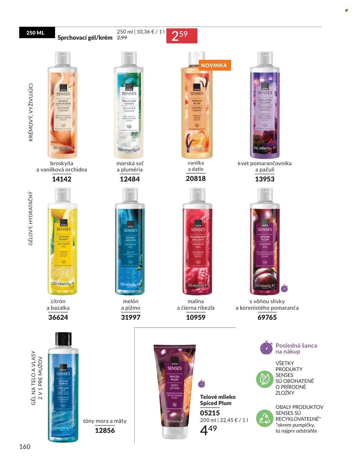 AVON leták - Od nedele 1.3.2026 (2026-03-01 - 2026-03-31) | 160