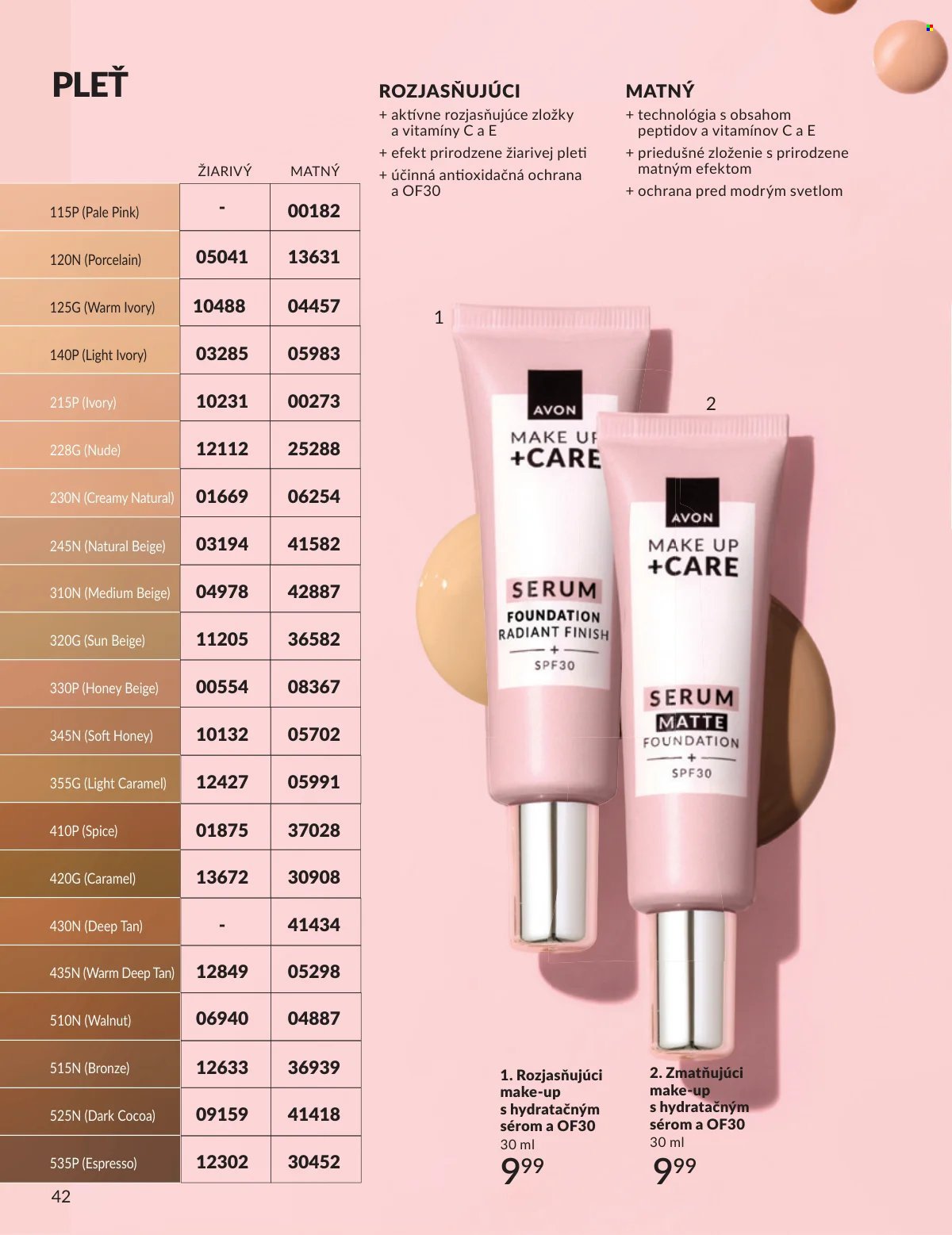 AVON leták - Od nedele 1.3.2026 (2026-03-01 - 2026-03-31) | 42