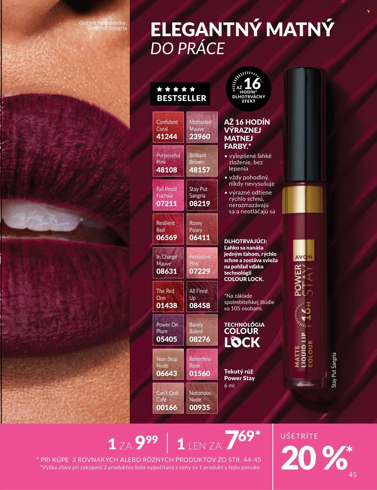 AVON leták - Od nedele 1.3.2026 (2026-03-01 - 2026-03-31) | 45