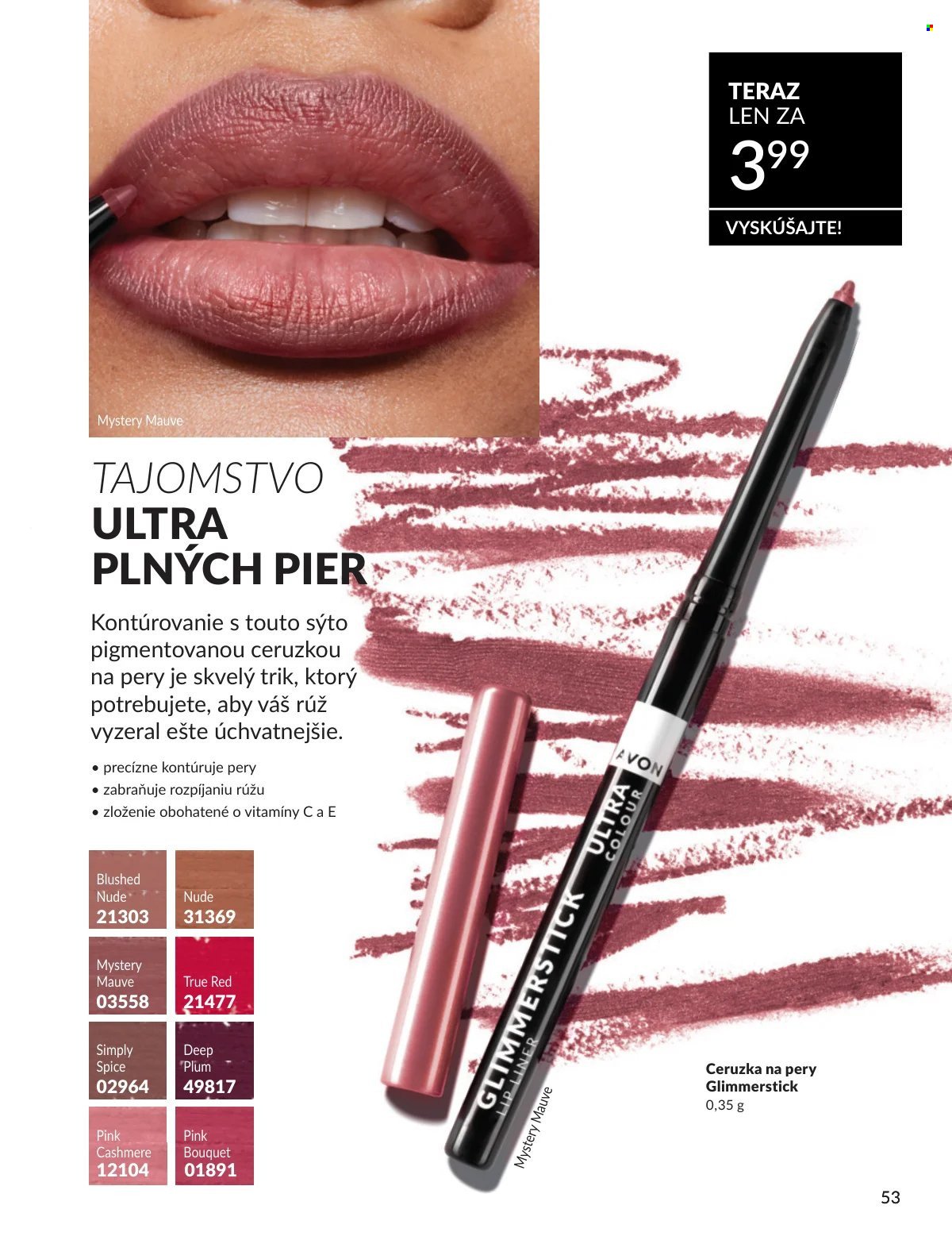 AVON leták - Od nedele 1.3.2026 (2026-03-01 - 2026-03-31) | 53