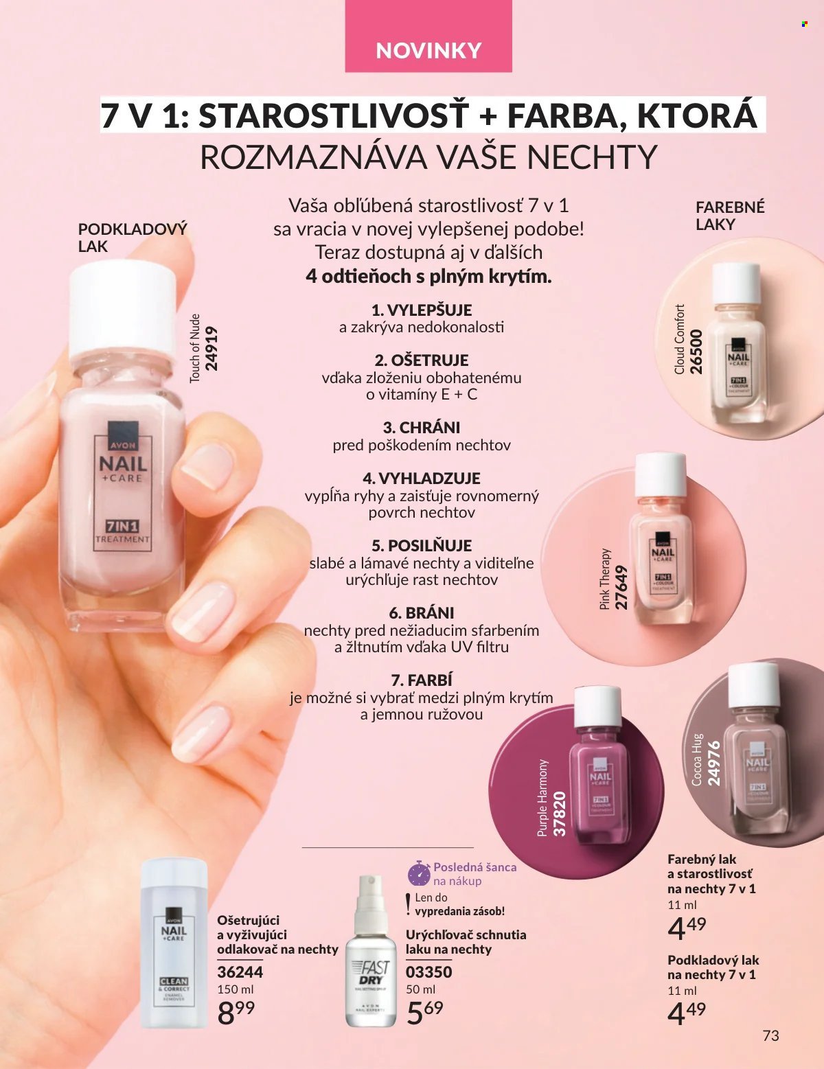 AVON leták - Od nedele 1.3.2026 (2026-03-01 - 2026-03-31) | 73