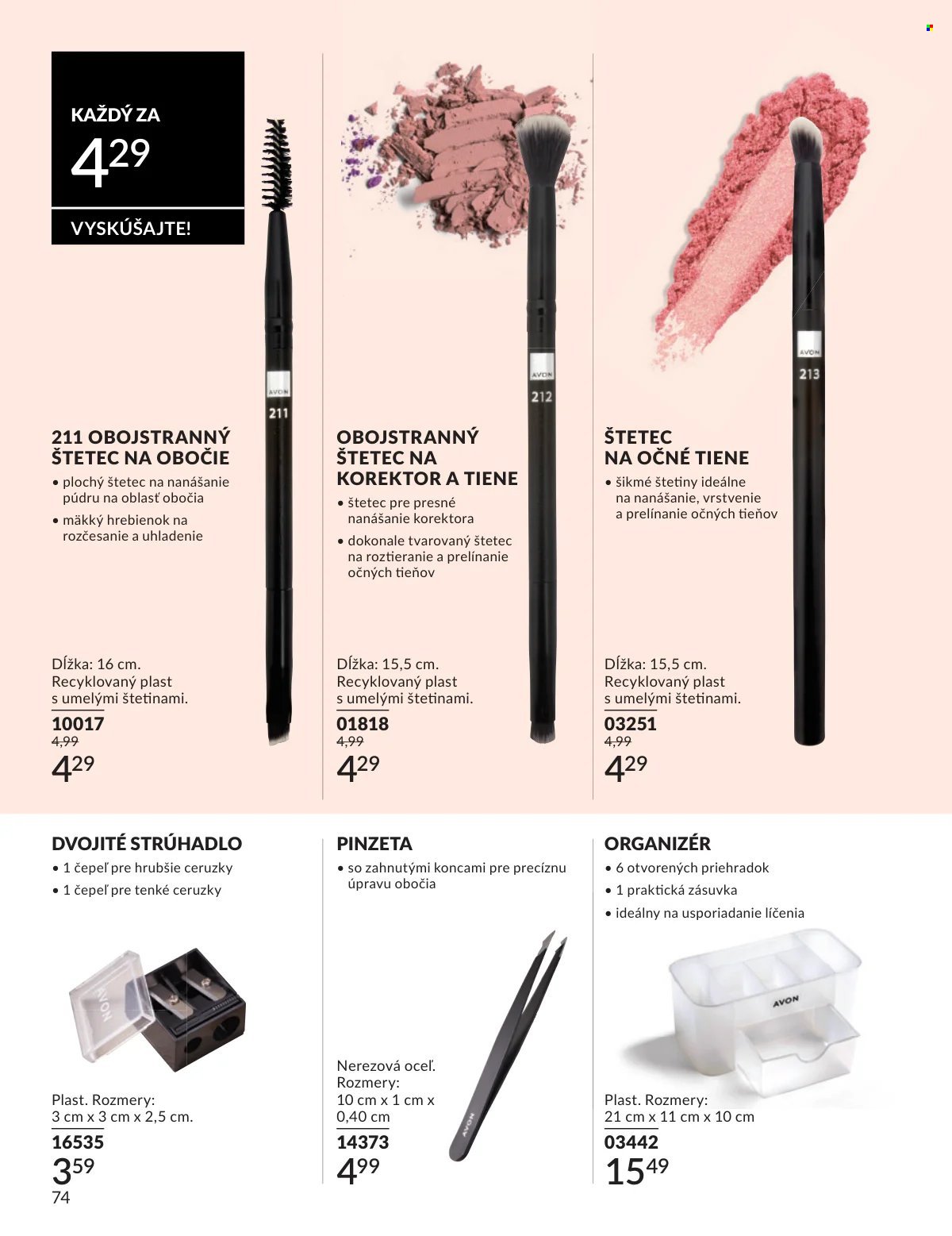 AVON leták - Od nedele 1.3.2026 (2026-03-01 - 2026-03-31) | 74