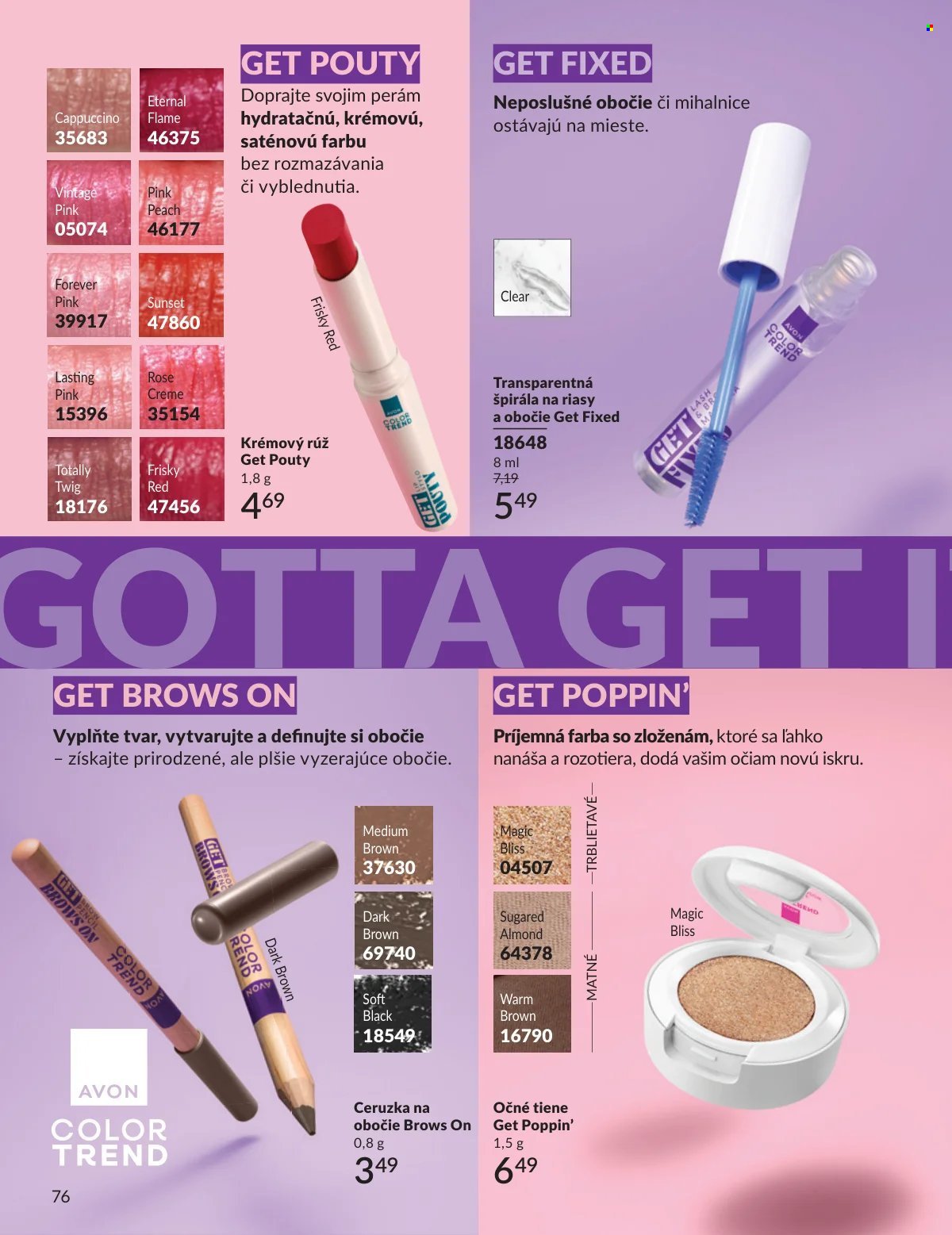 AVON leták - Od nedele 1.3.2026 (2026-03-01 - 2026-03-31) | 76