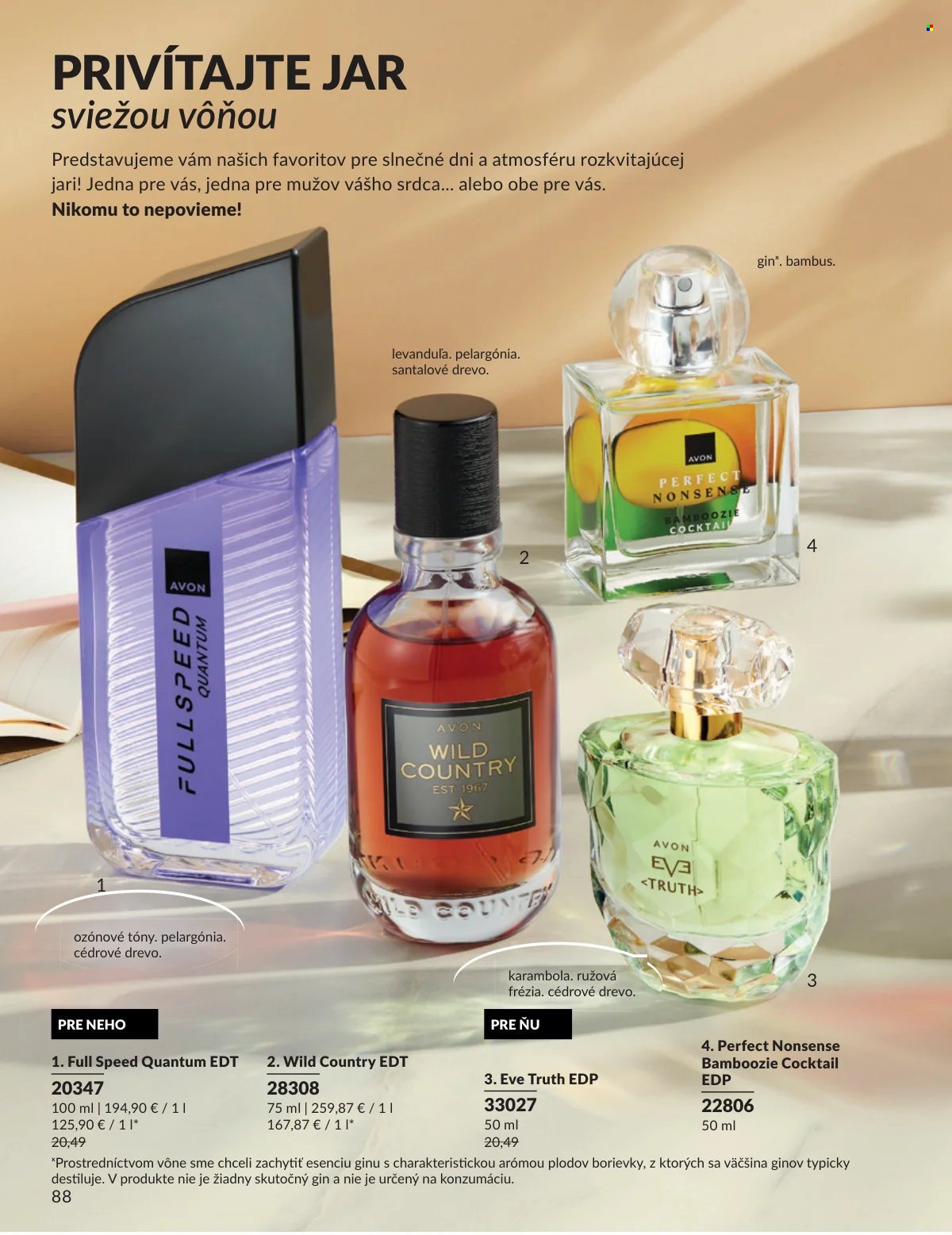 AVON leták - Od nedele 1.3.2026 (2026-03-01 - 2026-03-31) | 88