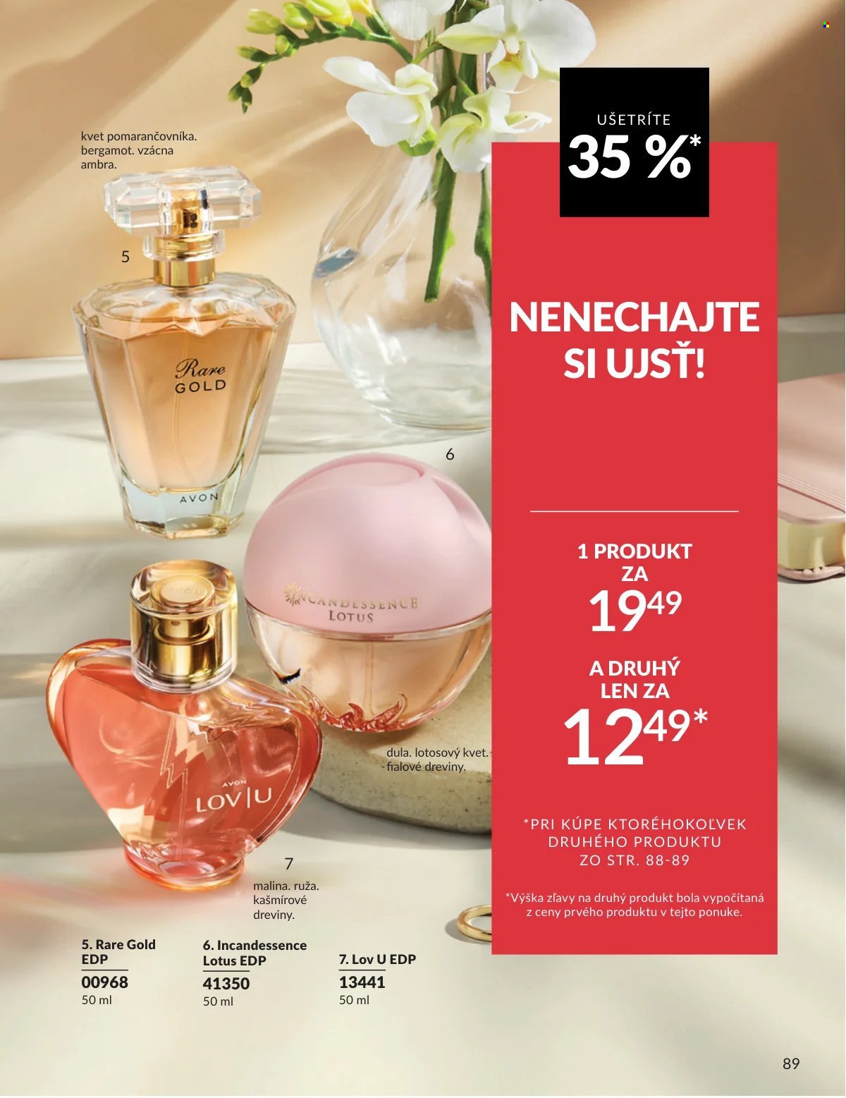 AVON leták - Od nedele 1.3.2026 (2026-03-01 - 2026-03-31) | 89