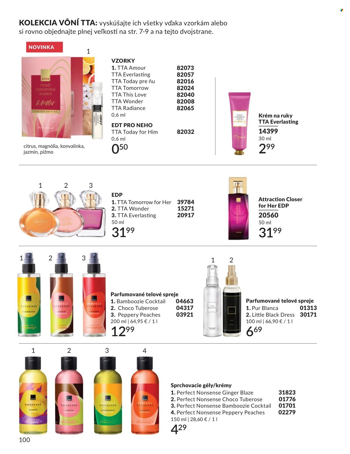 AVON leták - Od nedele 1.3.2026 (2026-03-01 - 2026-03-31) | 100