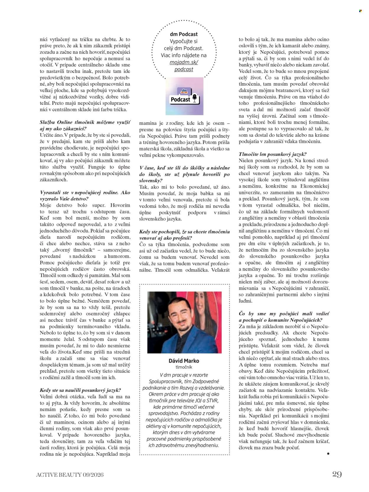 DM DROGERIE leták - ACTIVE BEAUTY