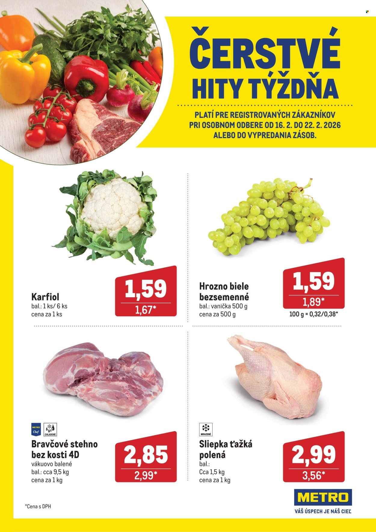 METRO leták - Čerstvé hity týždňa (2026-02-16 - 2026-02-22) | 1