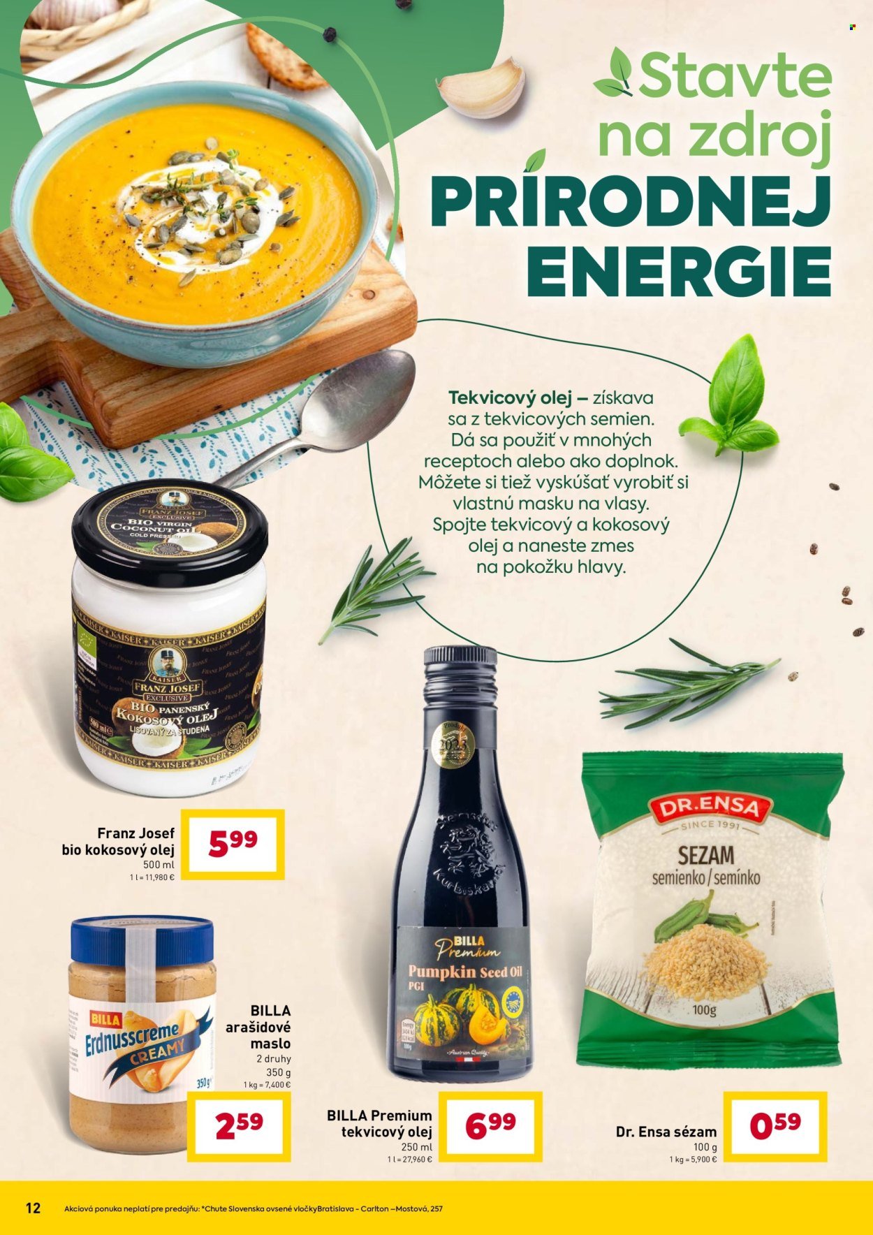 BILLA leták - Zdravšia voľba (2026-01-02 - 2026-01-27) | 12