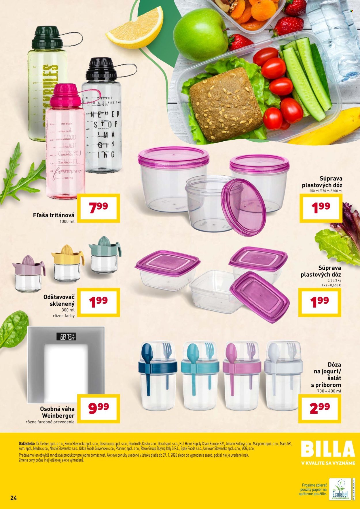 BILLA leták - Zdravšia voľba (2026-01-02 - 2026-01-27) | 24