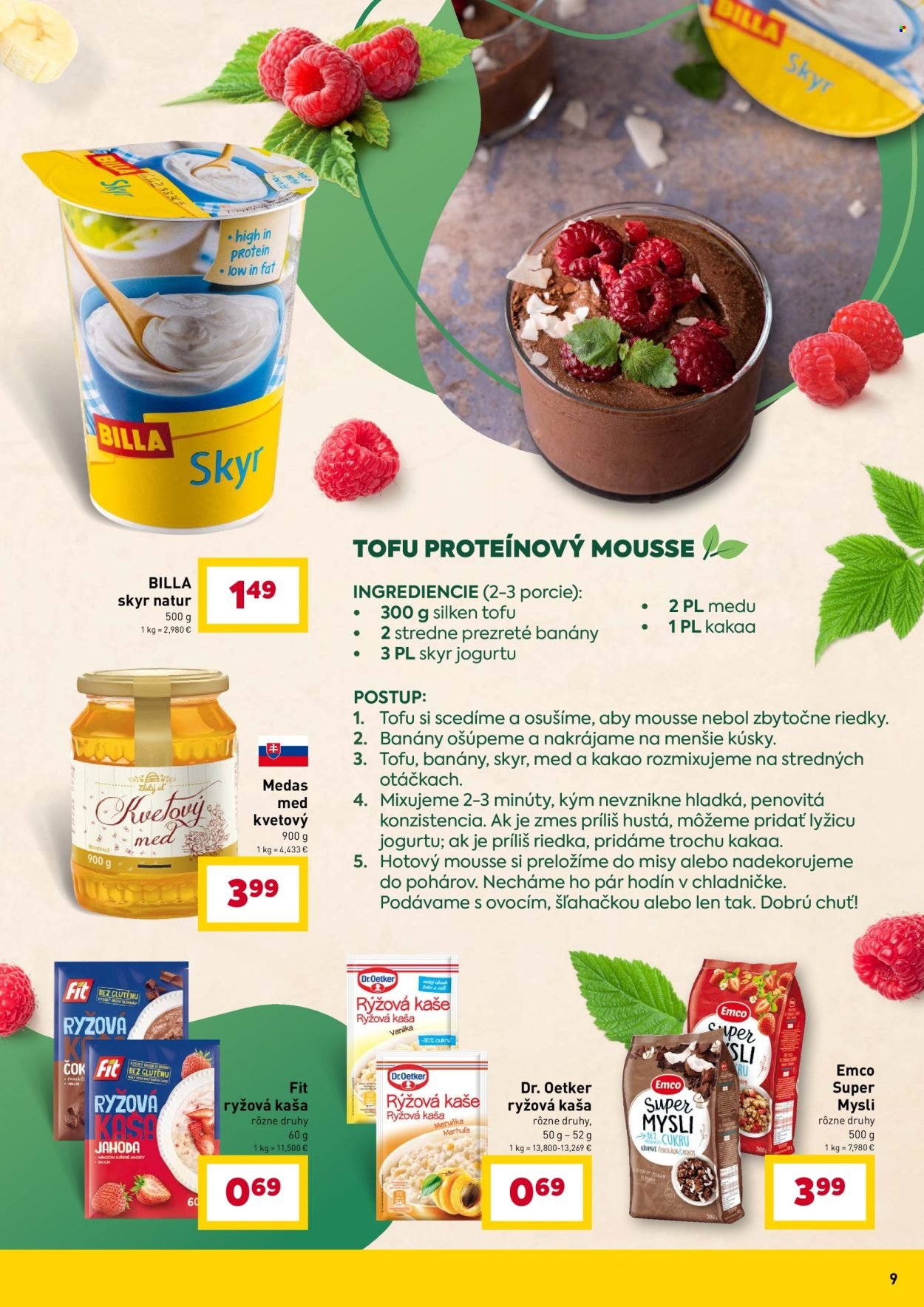 BILLA leták - Zdravšia voľba (2026-01-02 - 2026-01-27) | 9