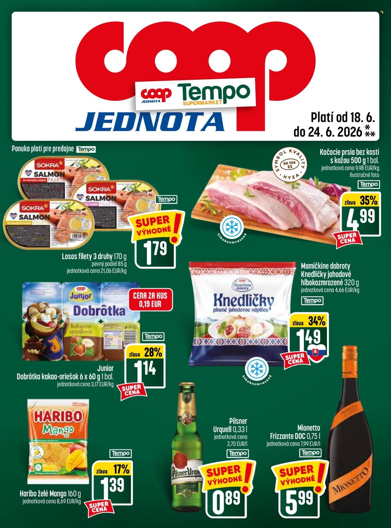 COOP JEDNOTA leták - Od štvrtka 18.6.2026