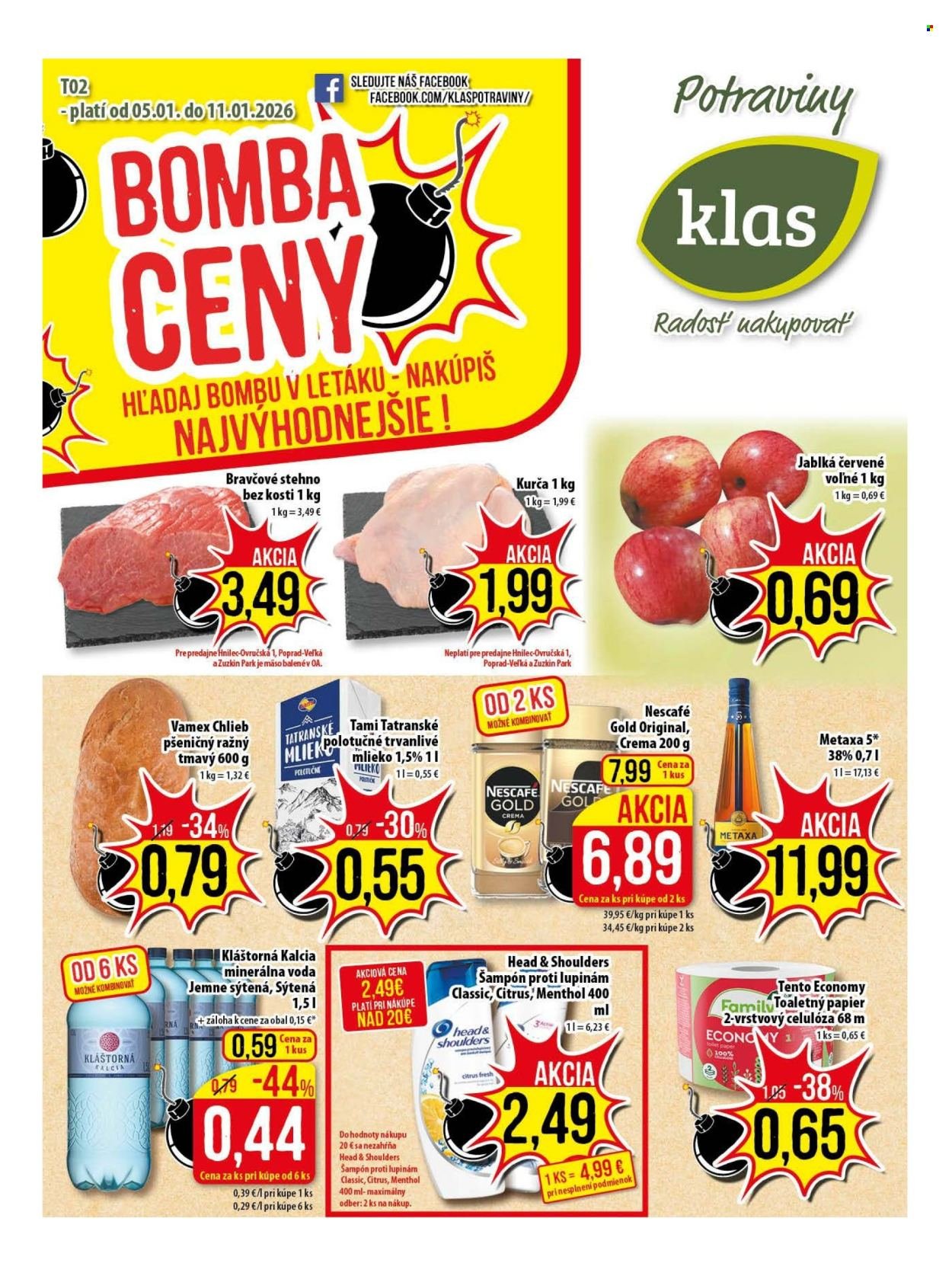 KLAS leták - Od pondelka 5.1.2026 (2026-01-05 - 2026-01-11) | 1