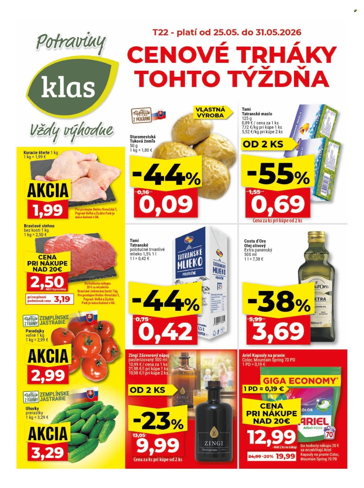 KLAS leták - Od pondelka 25.5.2026 (2026-05-25 - 2026-05-31) | 1