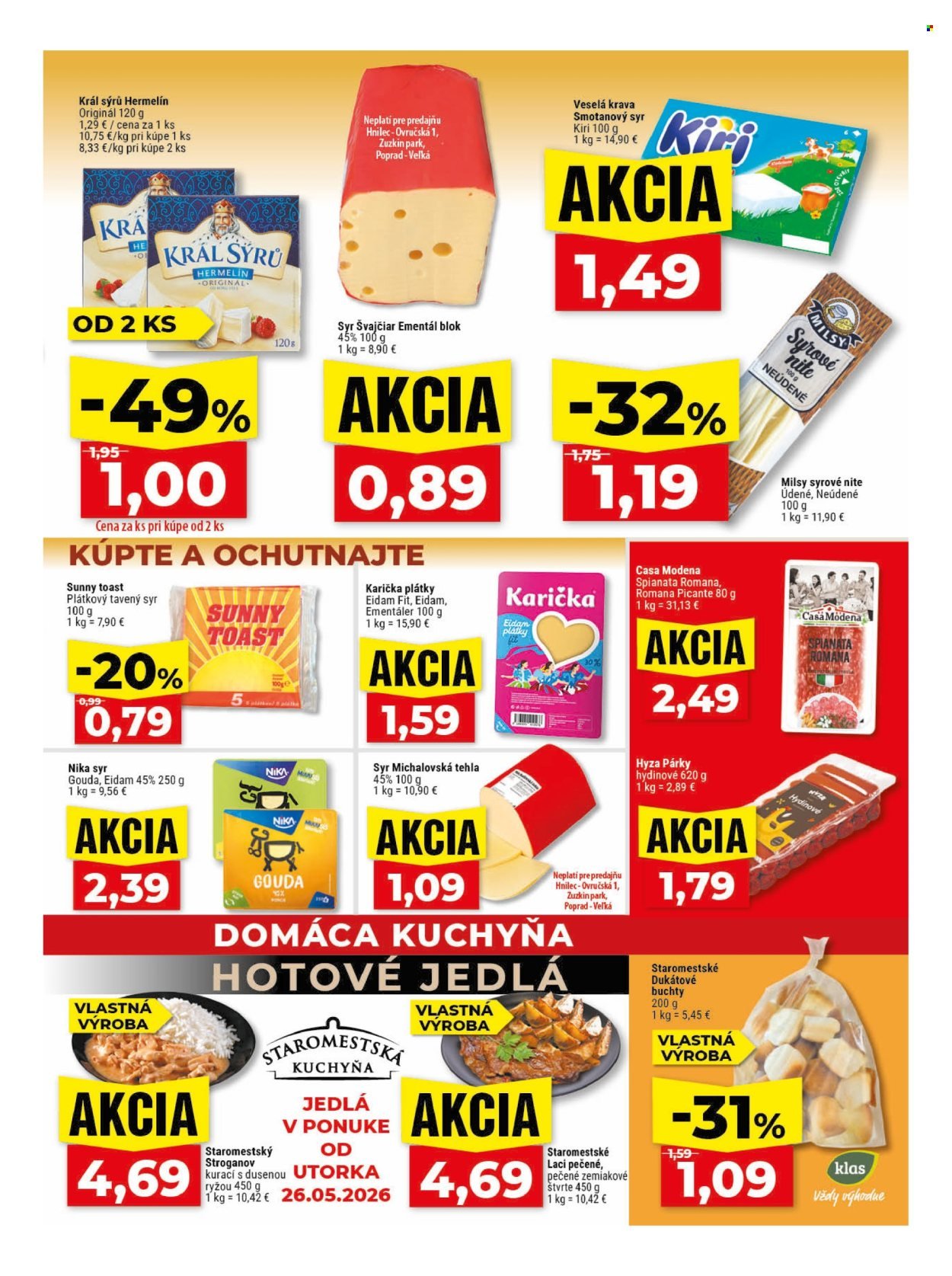 KLAS leták - Od pondelka 25.5.2026 (2026-05-25 - 2026-05-31) | 11