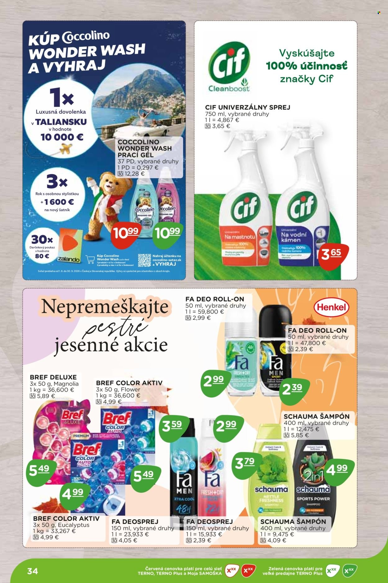 TERNO leták - Od pondelka 7.9.2026