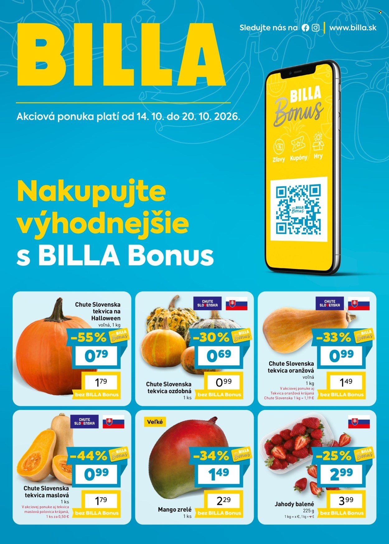 BILLA leták - Bonus leták