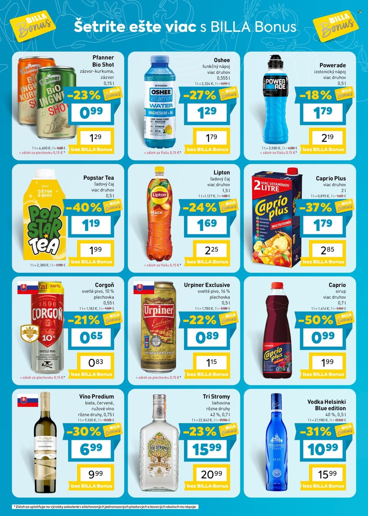 BILLA leták - Bonus leták