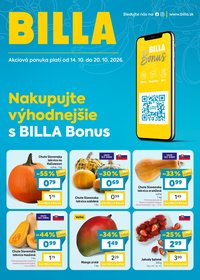 BILLA leták - Bonus leták