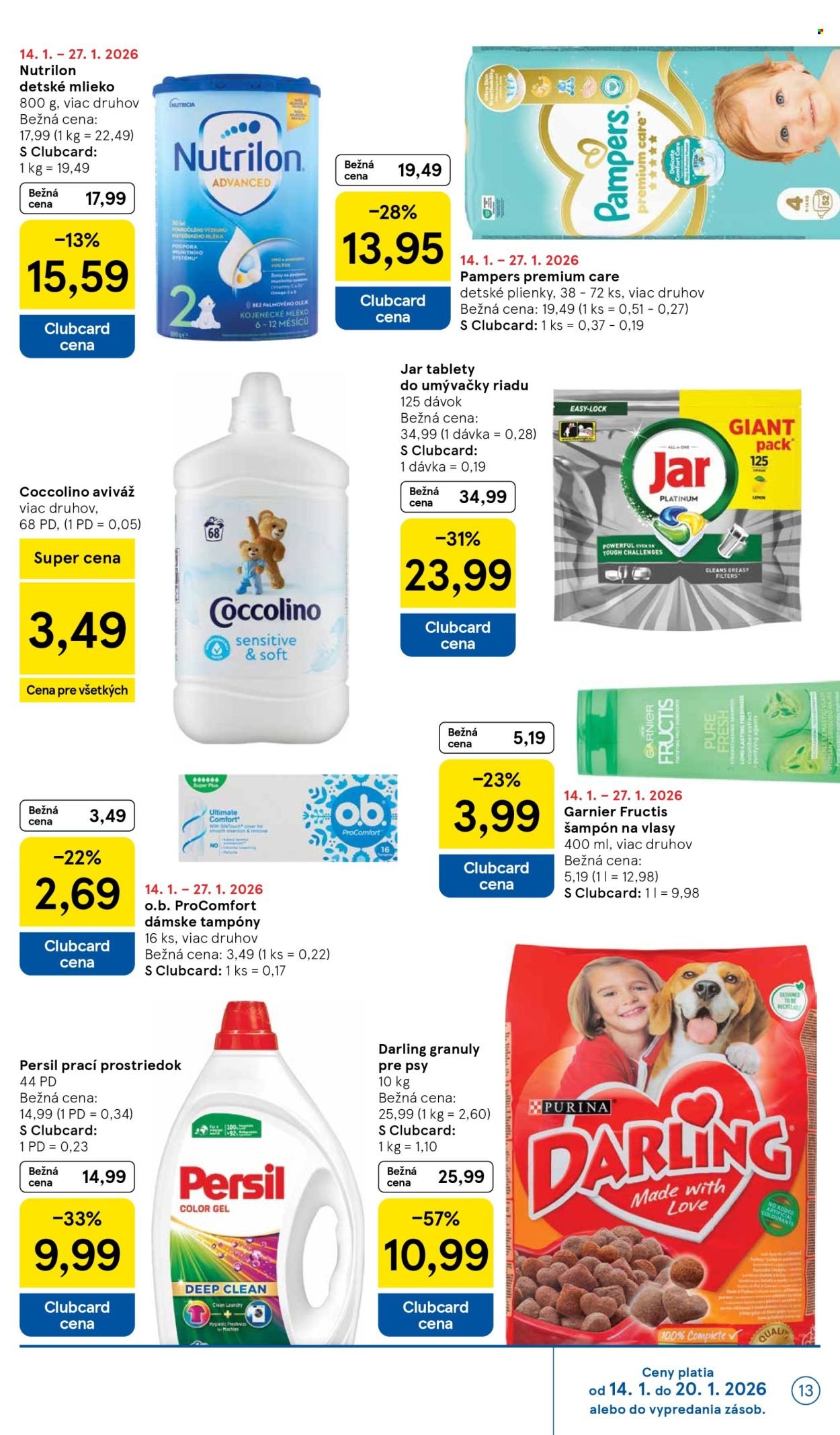 TESCO leták - Od stredy 14.1.2026 (2026-01-14 - 2026-01-20) | 13