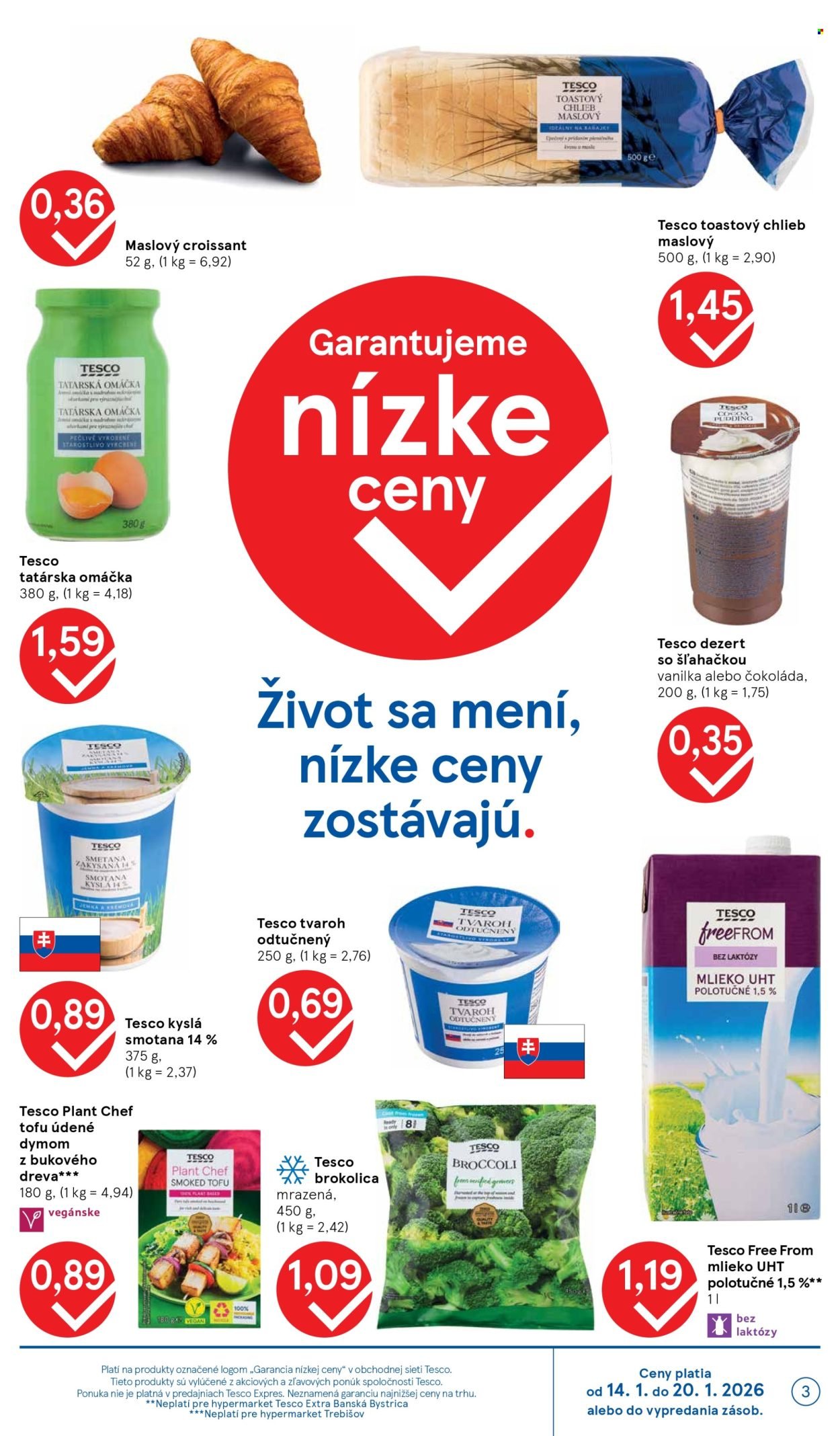 TESCO leták - Od stredy 14.1.2026 (2026-01-14 - 2026-01-20) | 3