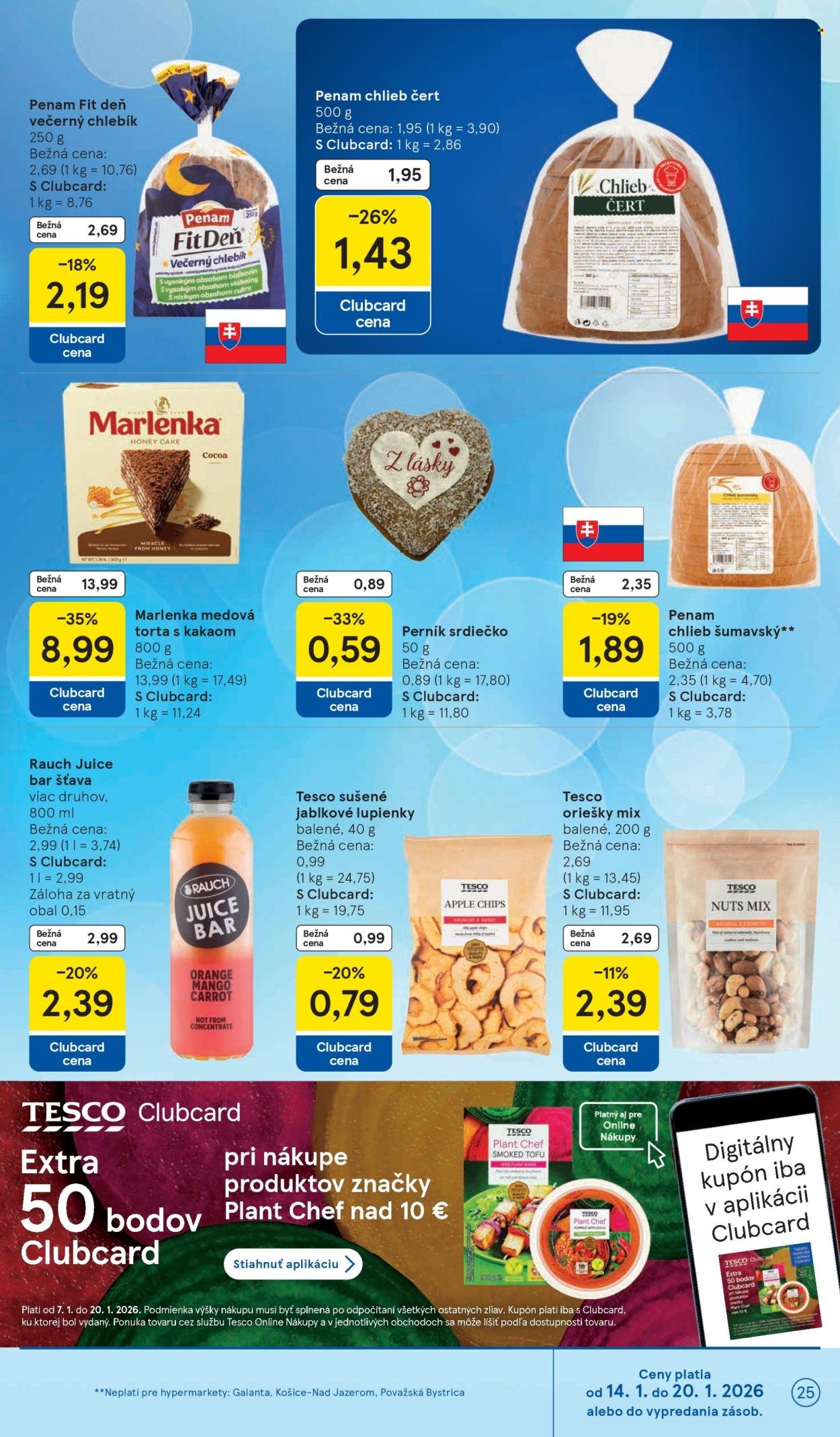 TESCO leták - Od stredy 14.1.2026 (2026-01-14 - 2026-01-20) | 25