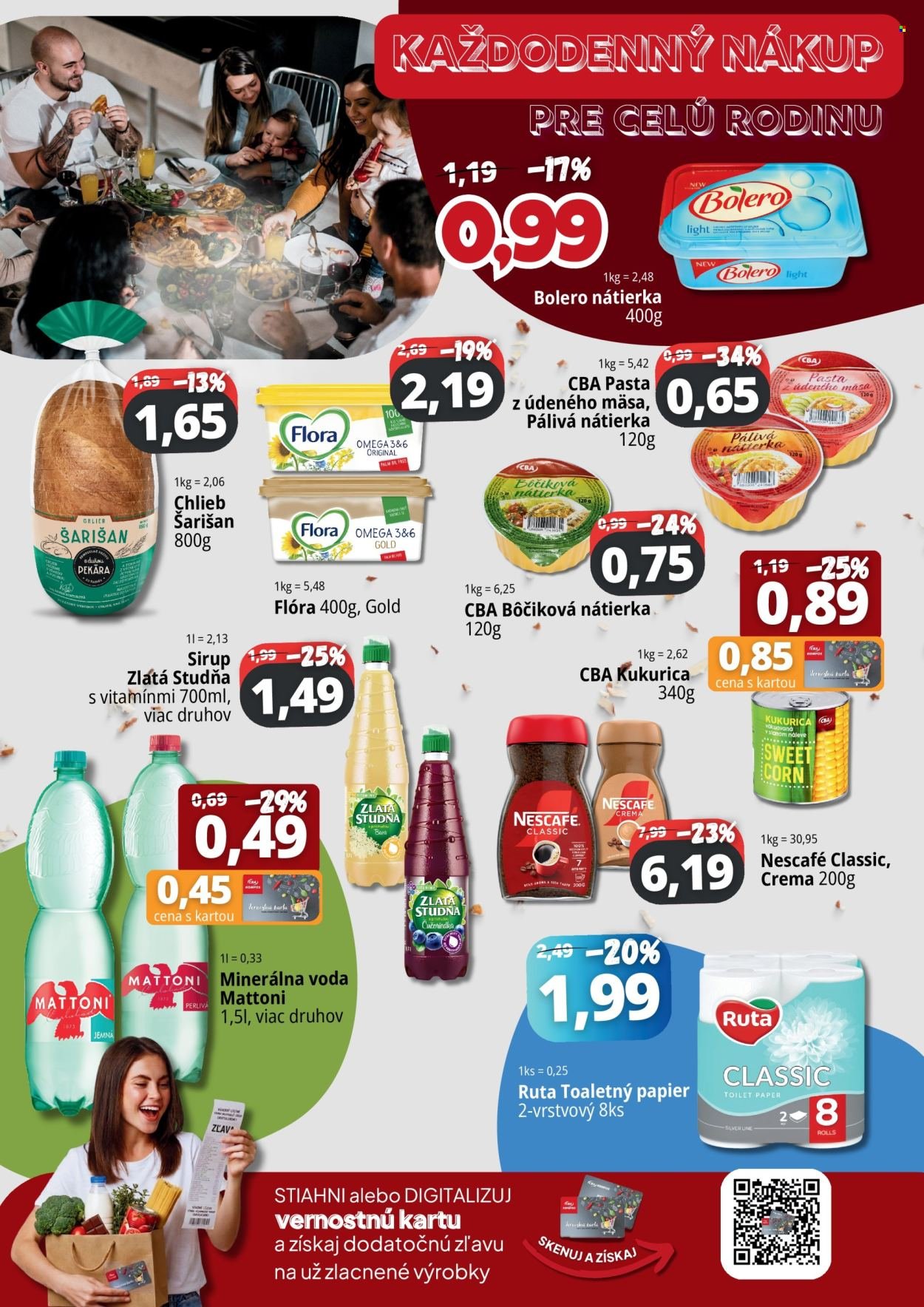 CBA KOMFOS leták - Super ceny - Výhodne každý deň!