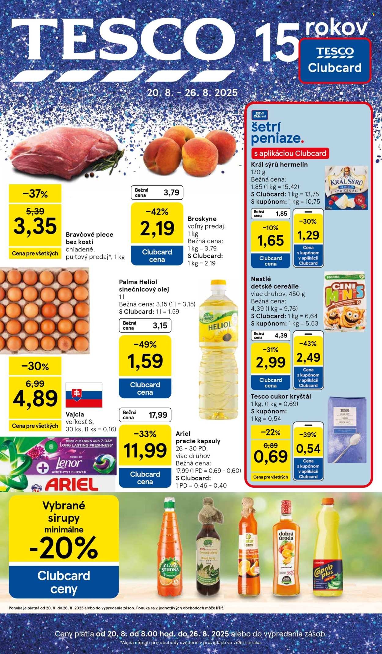 TESCO leták - Od stredy 20.8.2025 (2025-08-20 - 2025-08-26) | 1