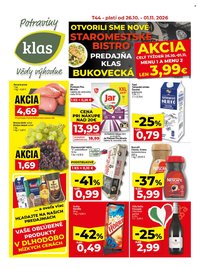 KLAS leták - Od pondelka 26.10.2026